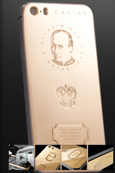 iPhone 5S ốp vàng in hình Putin bị ‘vét sạch’ sau 1 ngày ảnh 1